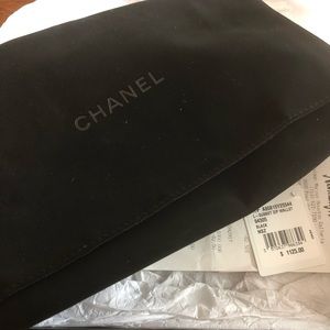 Chanel Gift box with pouch.